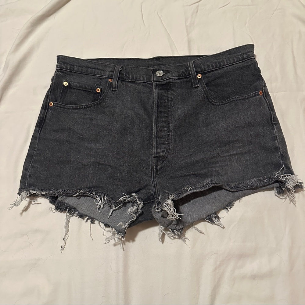 Levi's 501 Charcoal Jean Shorts